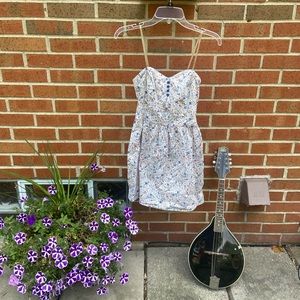 Cute floral print vintage sundress